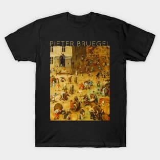 Pieter Bruegel The Elder - Children's Games T-Shirt